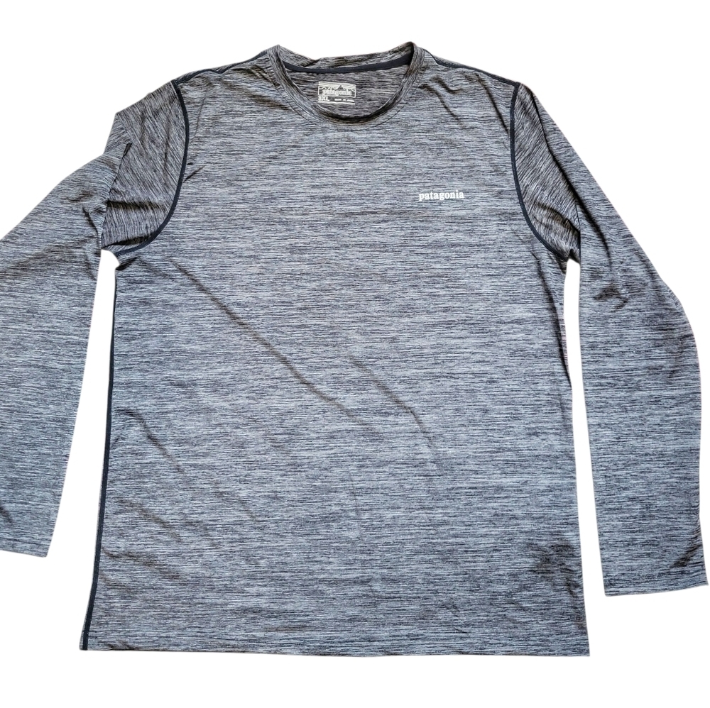 PATAGONIA // Men's Long-Sleeved Capilene®Cool Daily T / 3XL / Heathered Stone